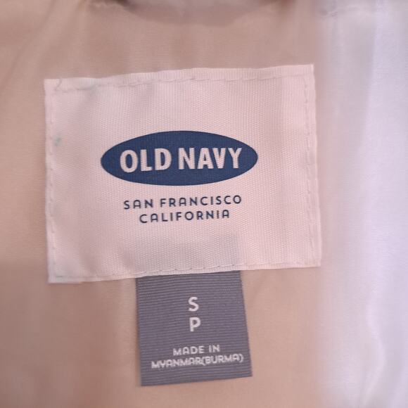 Old Navy Womens Vest Size S Ivory Equestrian Chore Ranch Rodeo Barn Cowgirl - Picture 4 of 4